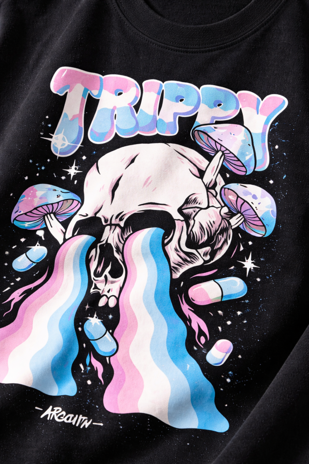 Trippy Skull Street Tee